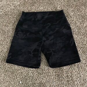 HALARA Black Camo Bike Shorts